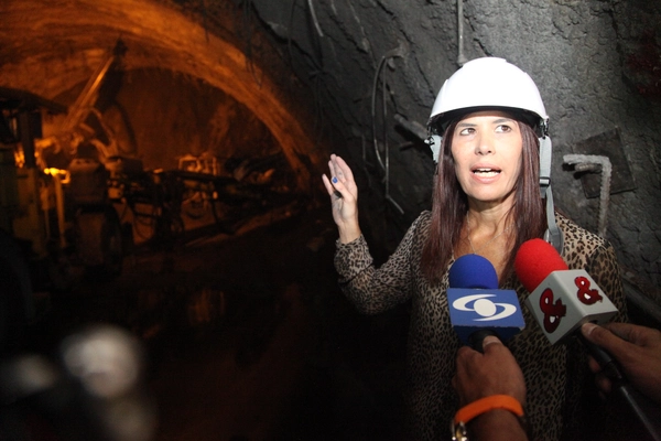 Avance de obras en Túnel de la Línea fue del uno por ciento en últimos tres meses: Ministra de Transporte