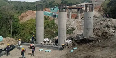 Obras definitivas en emergencia de Rosas, conexión Vía Panamericana, tienen un avance del 70%