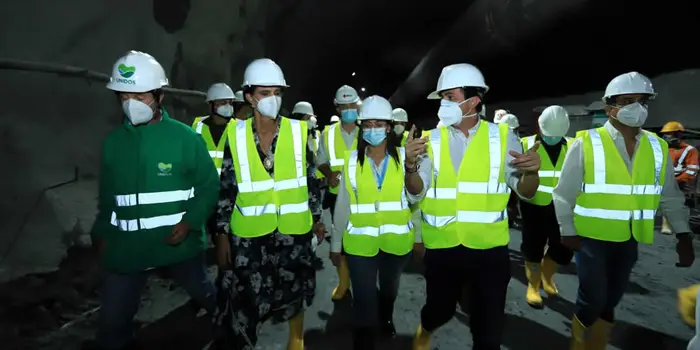 Gobierno nacional da inicio al contrato de obra del tramo 2 –vías de acceso– del túnel Guillermo Gaviria Echeverri en Antioquia