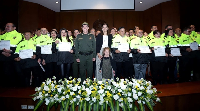 “Graduados promotores viales en Bogotá”
