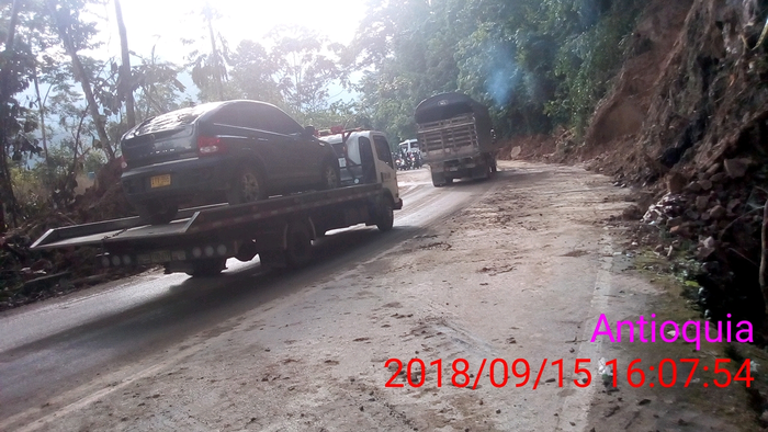 Superadas emergencias viales en Antioquia y Casanare