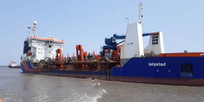 Avanzan trabajos de dragado en Canal de acceso al Puerto de Barranquilla