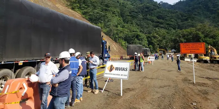 Emergencia Autopista Medellín-Bogotá Sector San Luis – km 73 +500