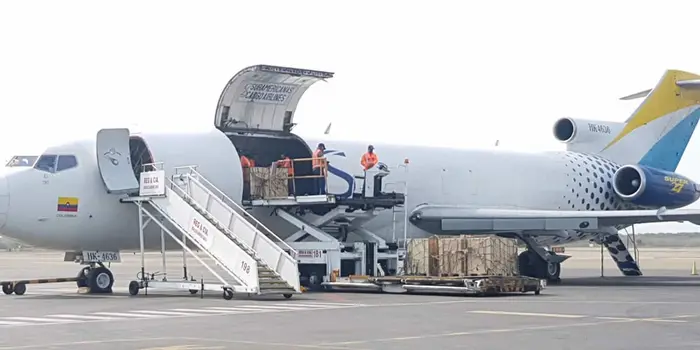 En el último mes, se han transportado más de 37 mil toneladas de carga por aeropuertos concesionados