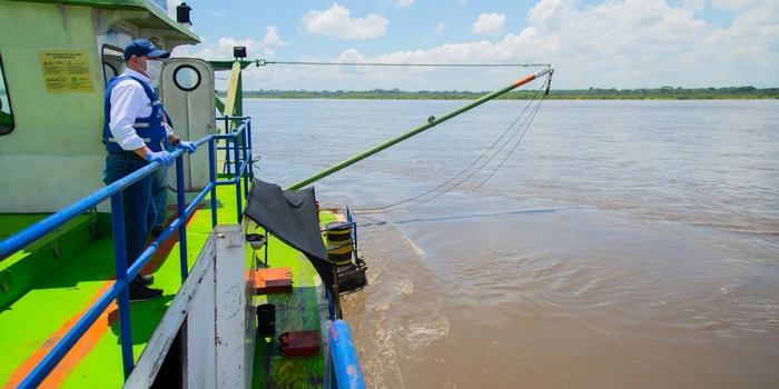 Más de 2 millones de metros cúbicos de sedimentos han sido removidos en el río Magdalena durante 2020