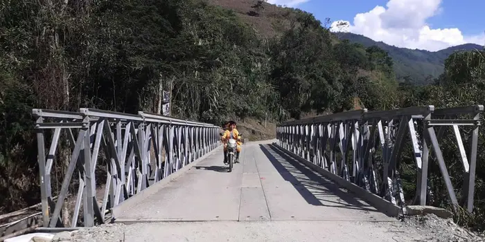 Comunidades de Caloto y Toribío, en el Cauca, cuentan con puente metálico que garantiza su movilidad segura