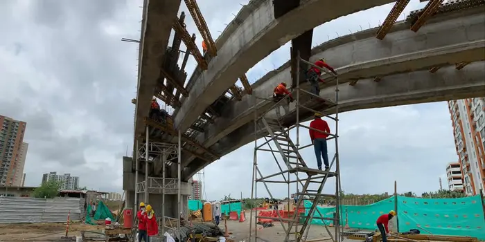 En julio entrará en operación la intersección vial que conecta a la comunidad de Villa Campestre con Puerto Colombia en el Atlántico