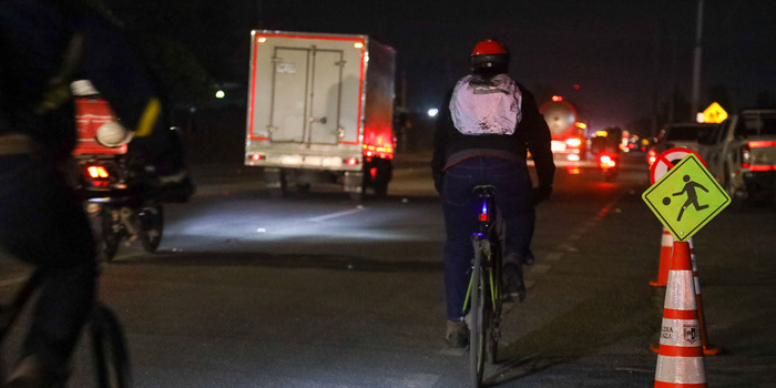 Recomendaciones de la Agencia Nacional de Seguridad Vial para ciclistas y peatones durante el día sin carro